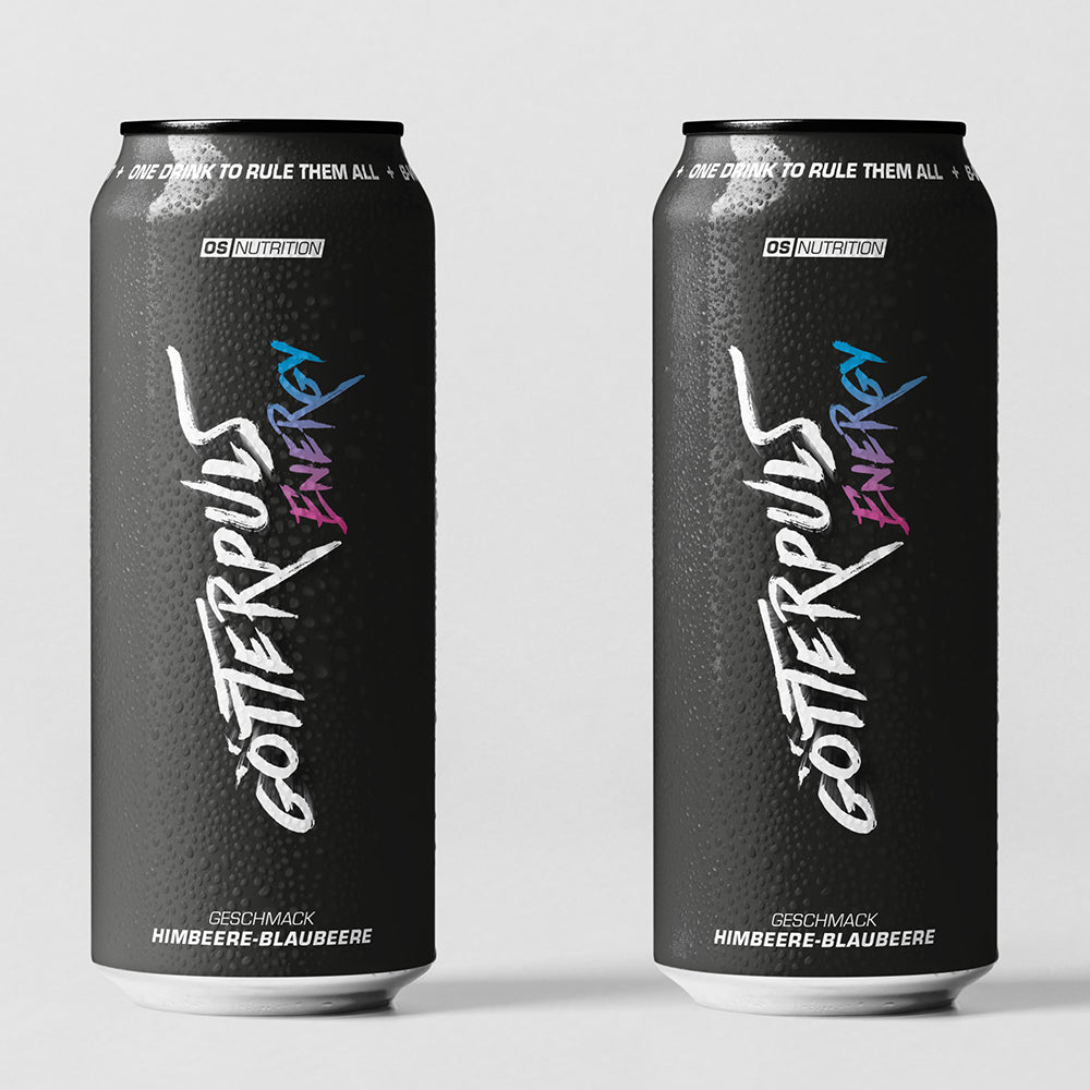 Götterpuls® Energy Drink Himbeere-Blaubeere