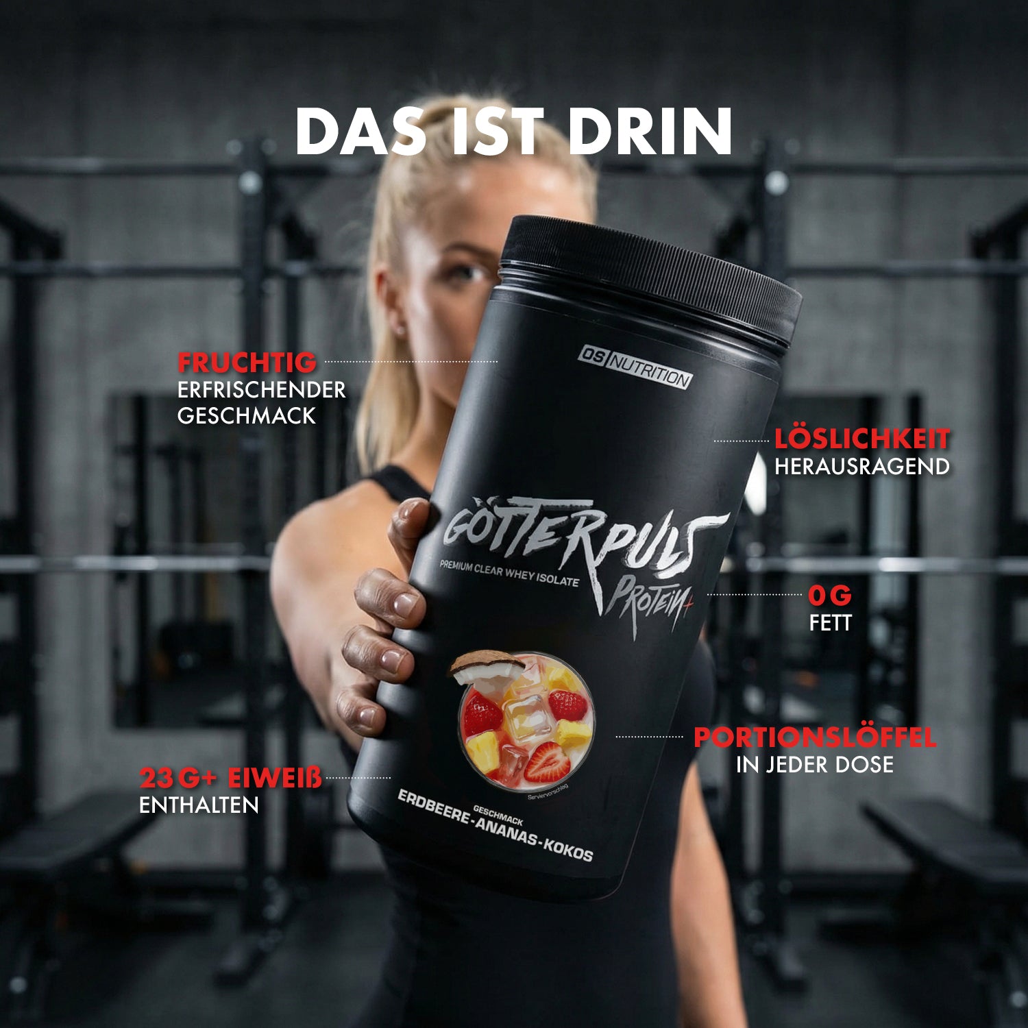 Götterpuls Protein+ – Clear Whey Protein Isolate