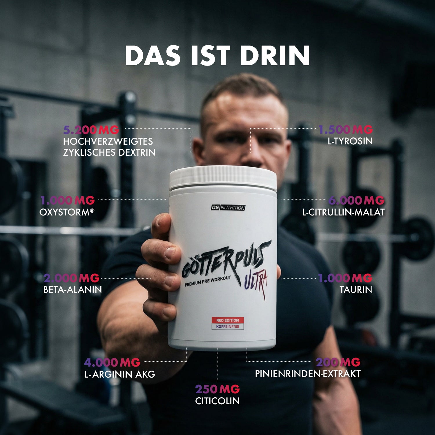 Götterpuls ULTRA - Pre Workout (koffeinfrei)