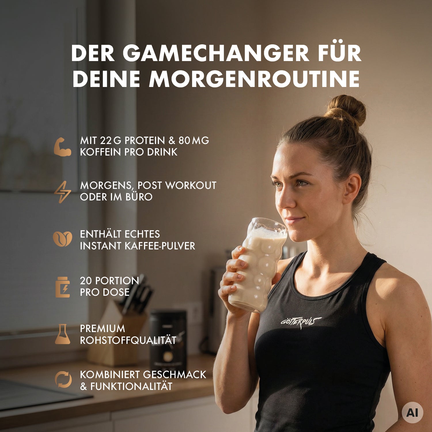 Götterpuls Barista – Protein Iced Coffee