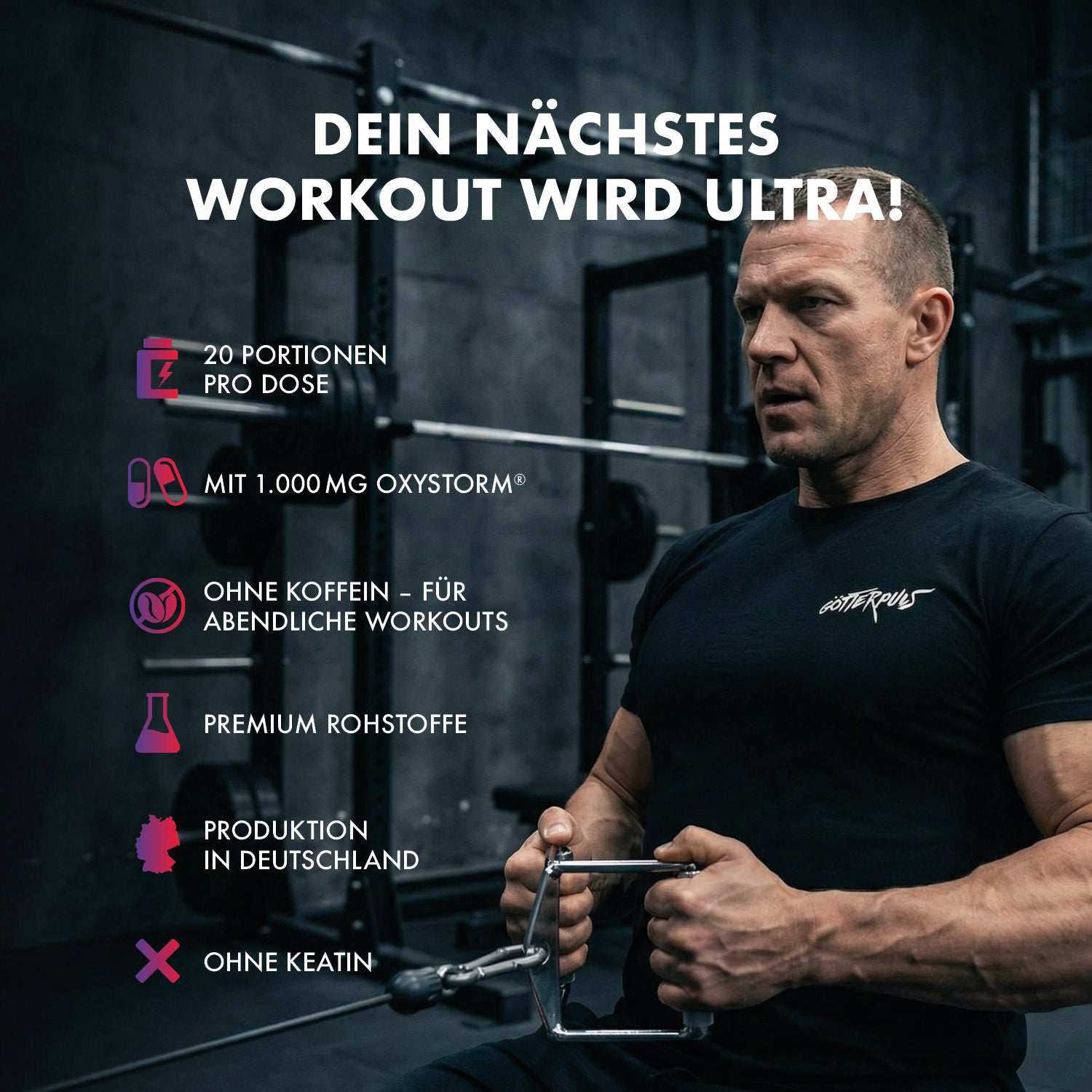 Götterpuls ULTRA - Pre Workout (koffeinfrei)