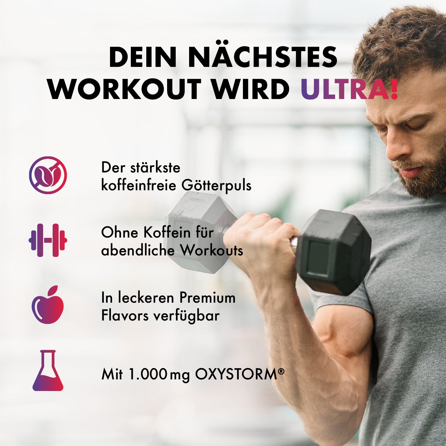 Götterpuls ULTRA - Premium Pre Workout (koffeinfrei)