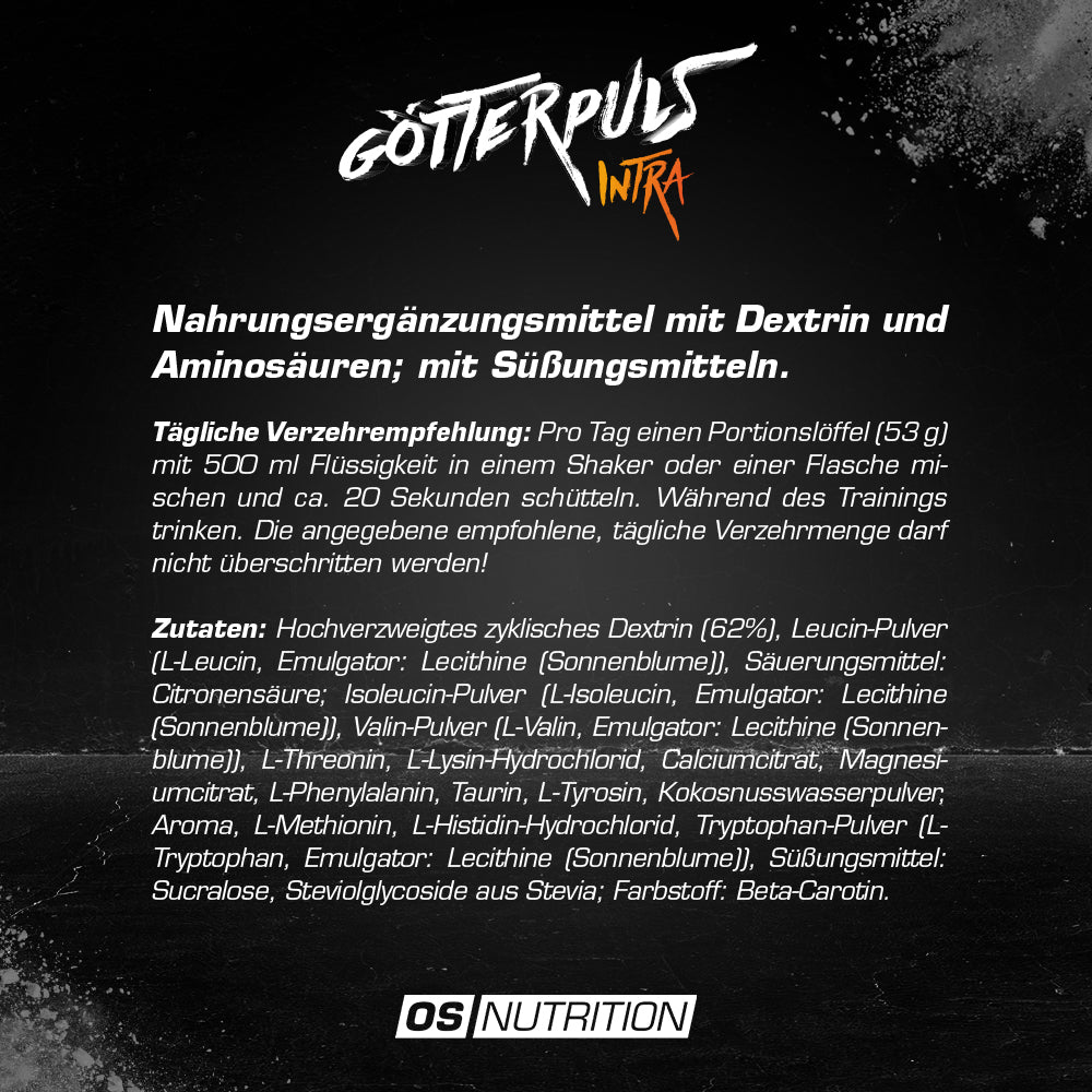 Götterpuls® Intra – Premium Intra Workout Drink 1.060 g