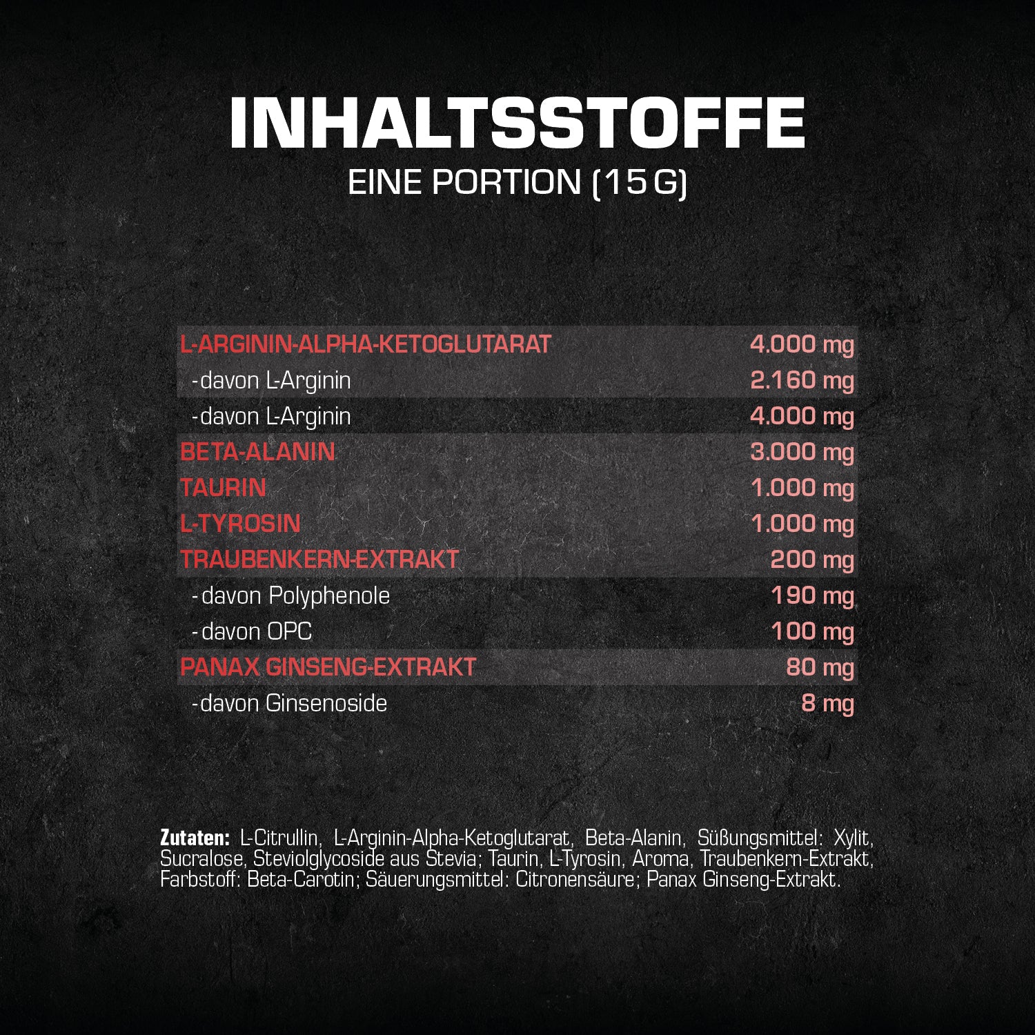 Götterpuls NULL - Premium Pre Workout (koffeinfrei)