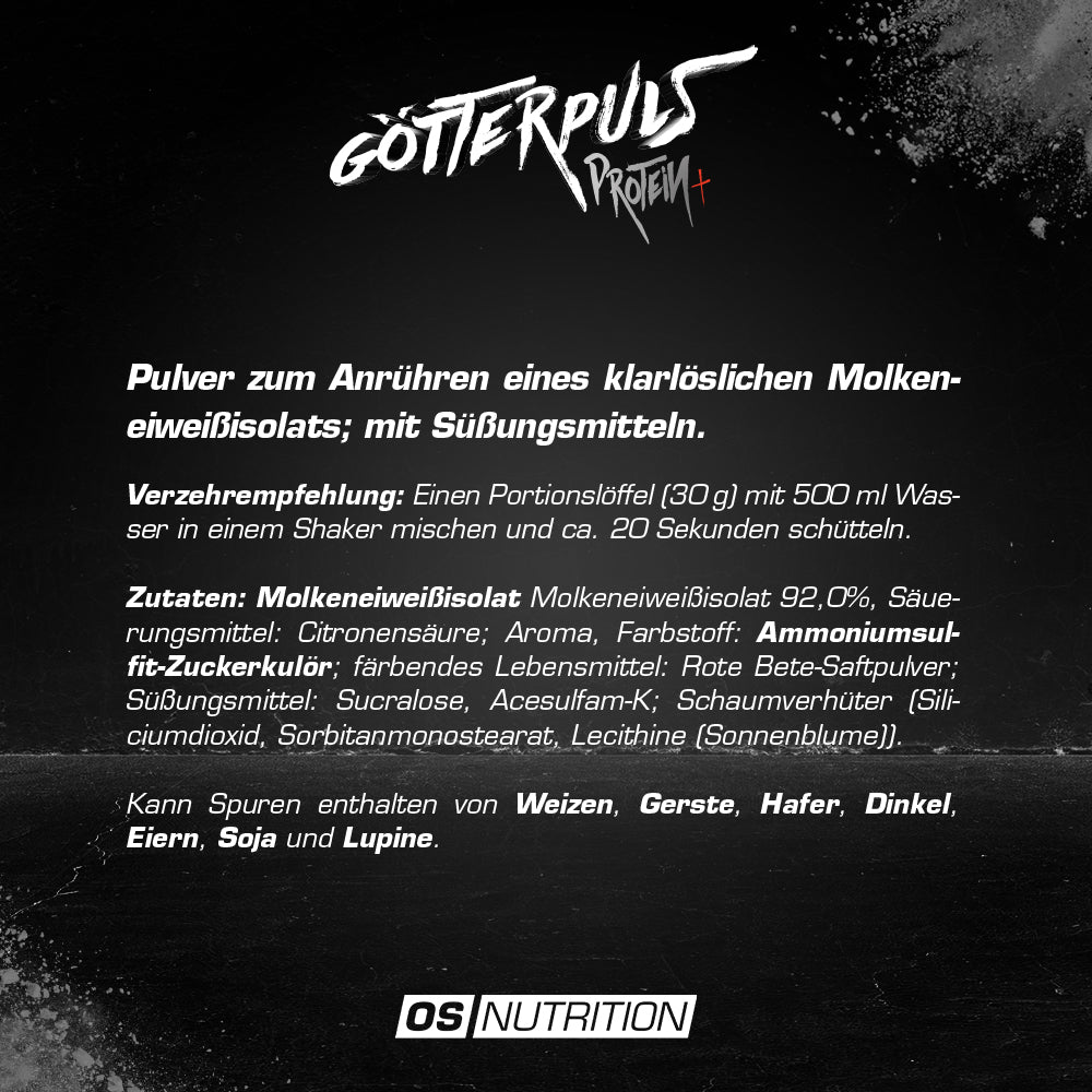 Götterpuls® Protein+ – Premium Clear Whey Isolate 600 g