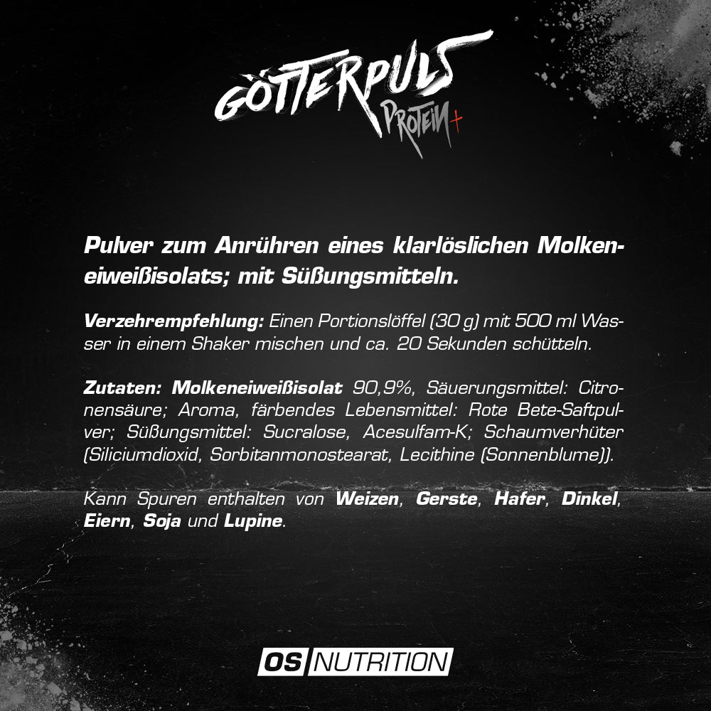 Götterpuls® Protein+ – Premium Clear Whey Isolate 600 g