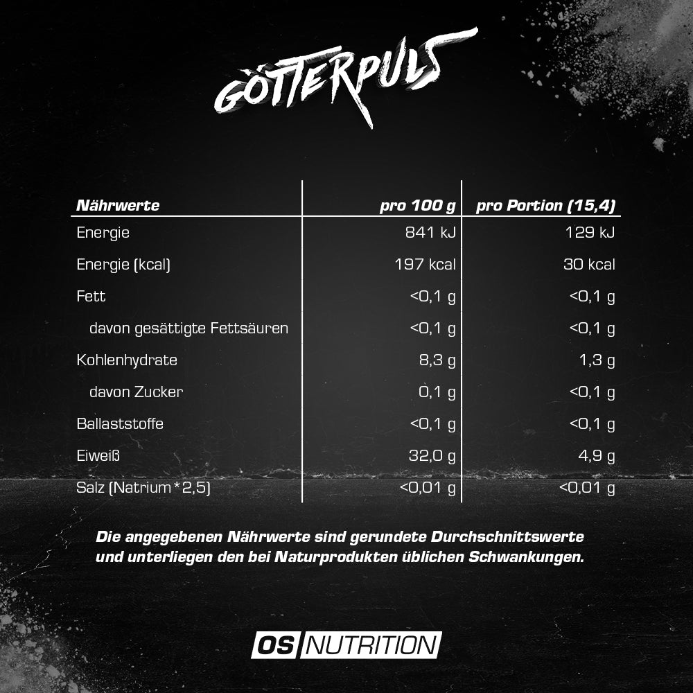 Götterpuls® - Premium Pre Workout 308 g