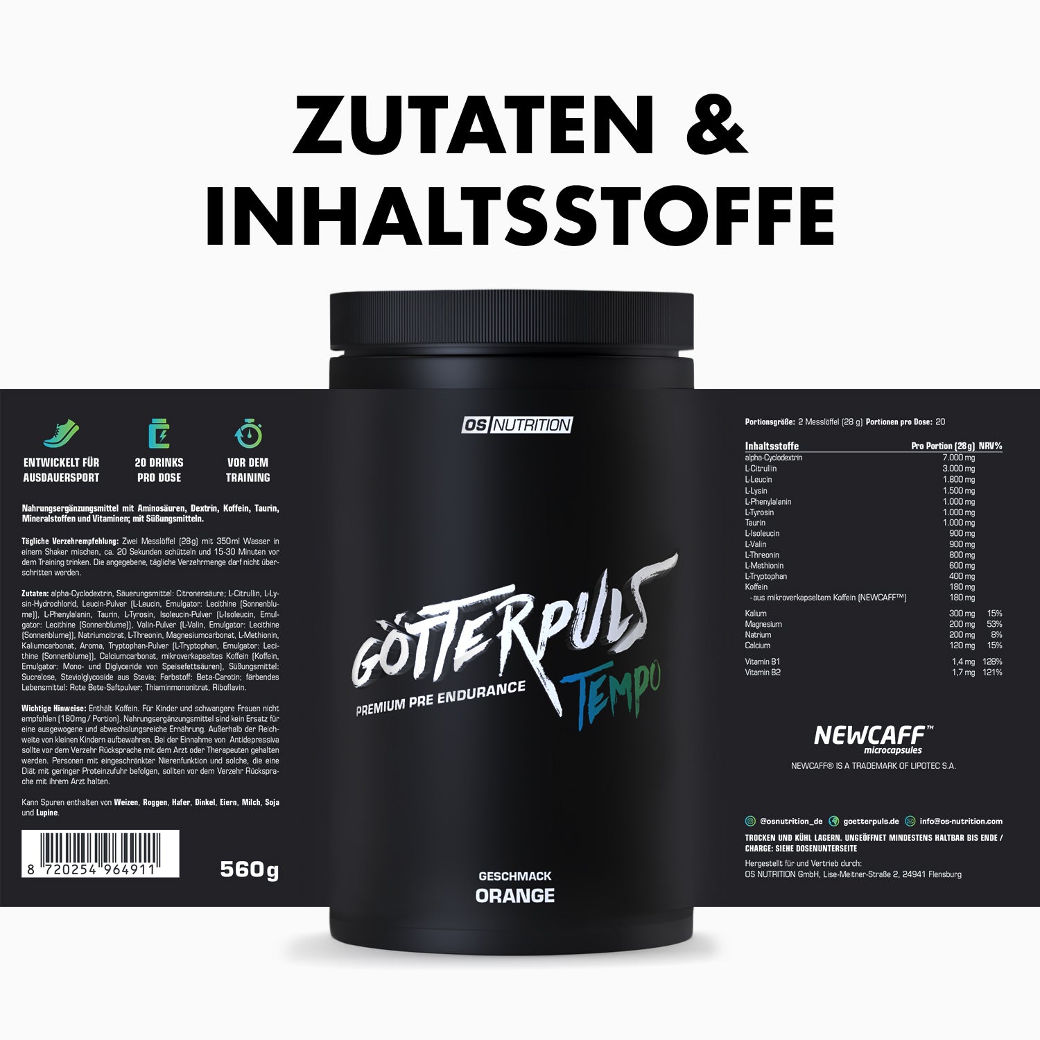 Götterpuls Tempo - Premium Pre Endurance