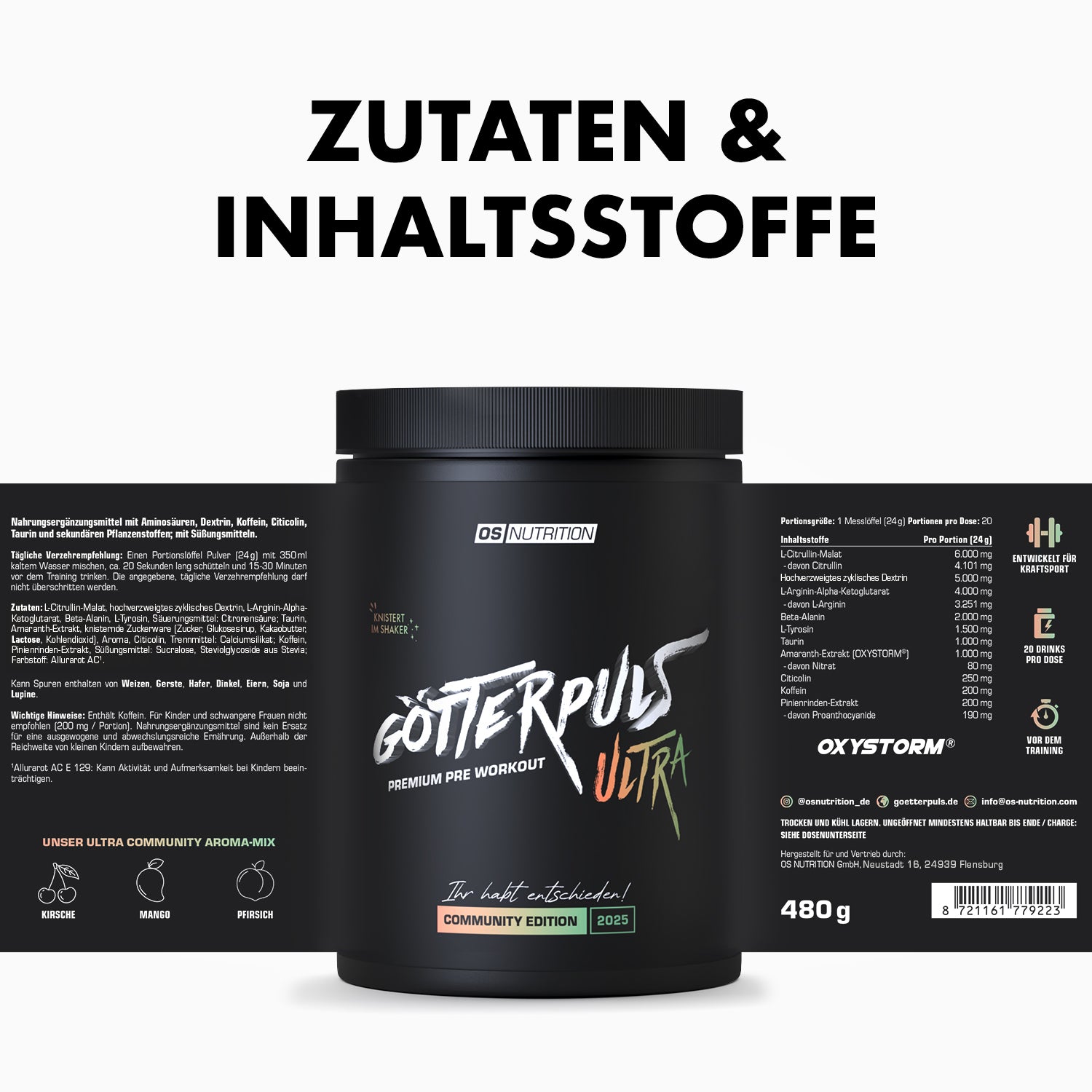 Götterpuls ULTRA Community Edition 2025 - Pre Workout