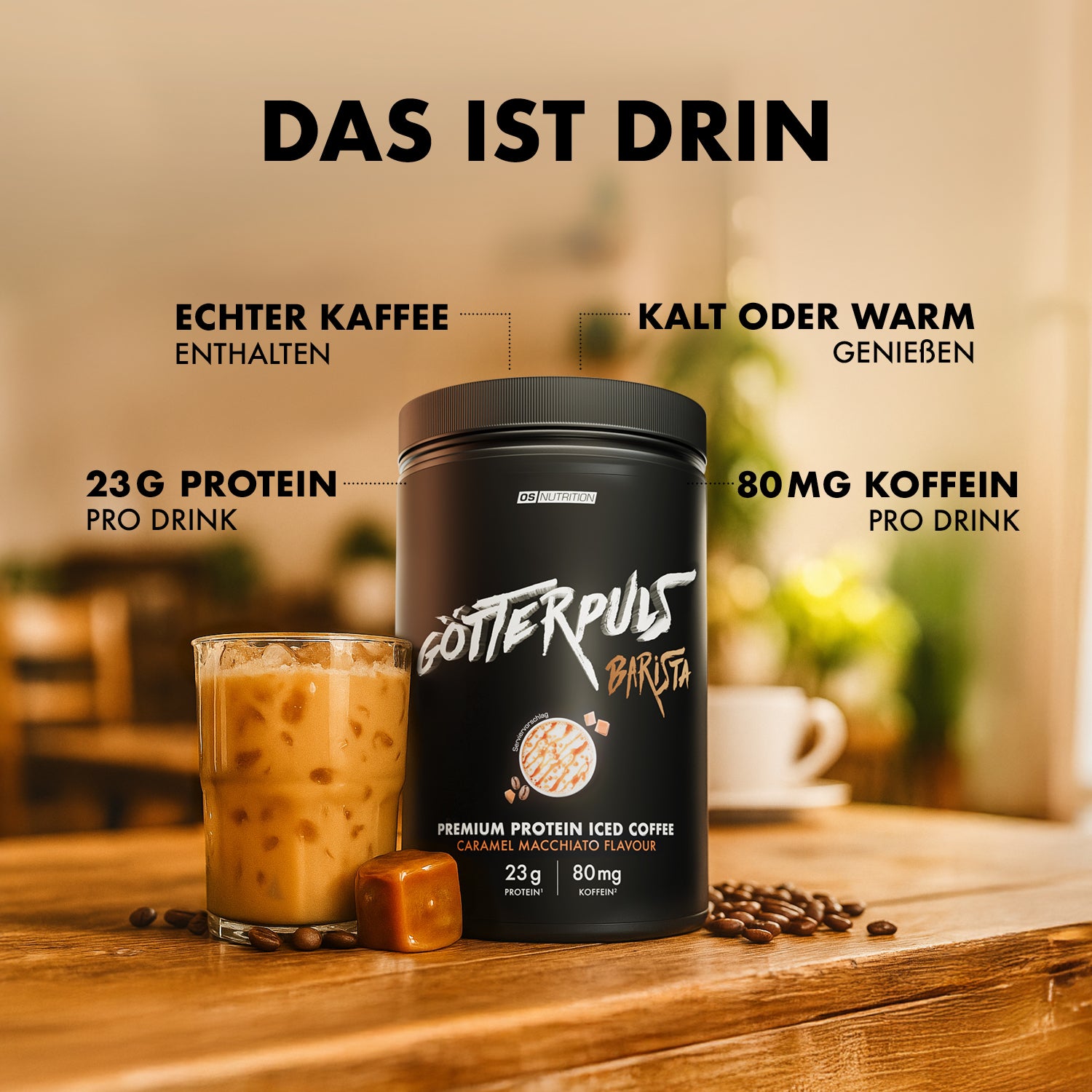 Götterpuls Barista – Premium Protein Iced Coffee