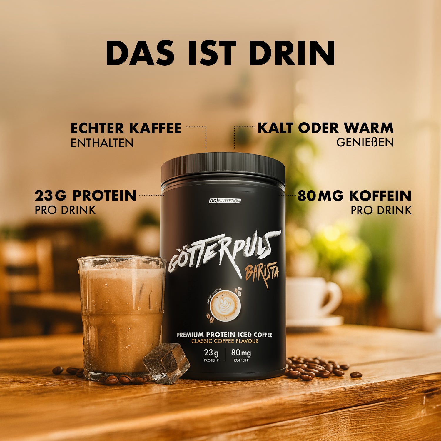 Götterpuls Barista – Premium Protein Iced Coffee