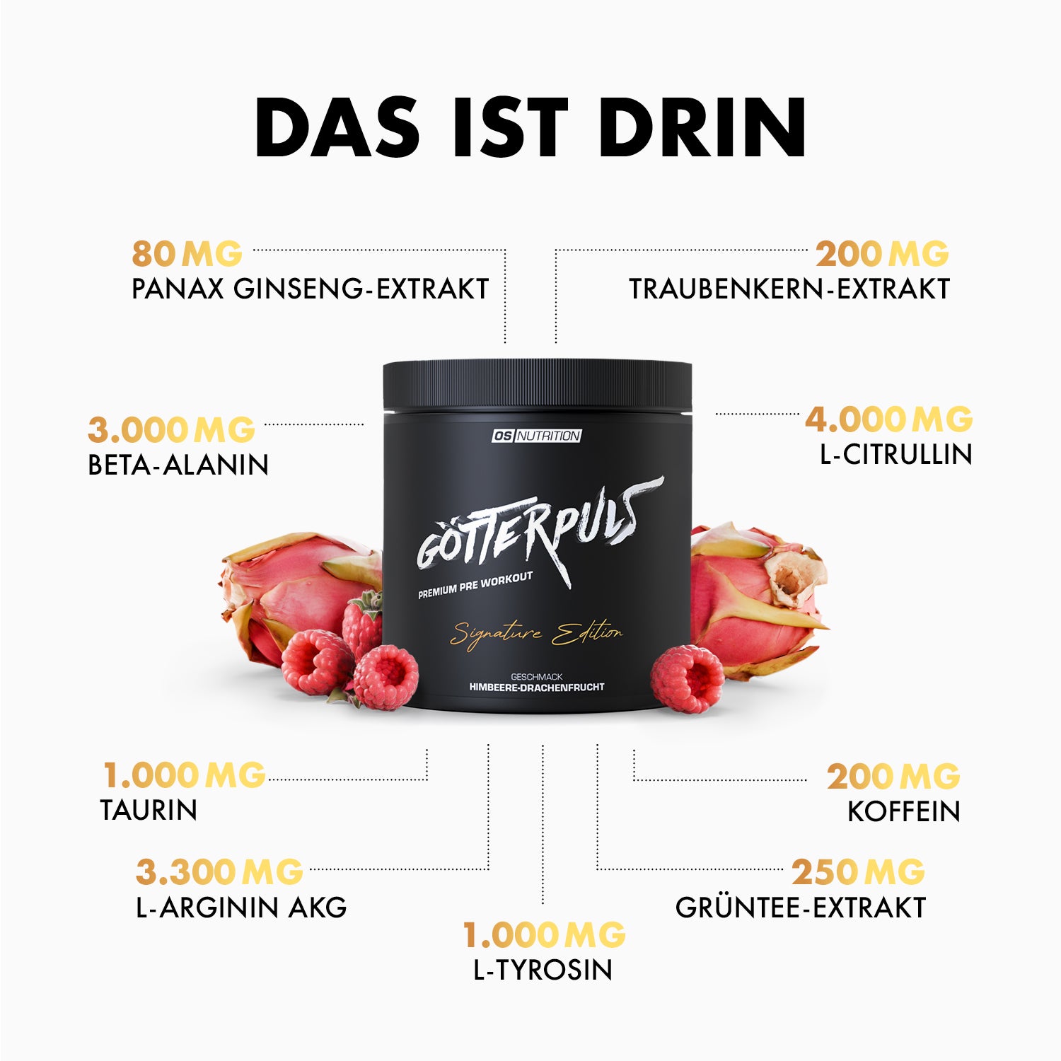 Götterpuls - Premium Pre Workout Signature Edition