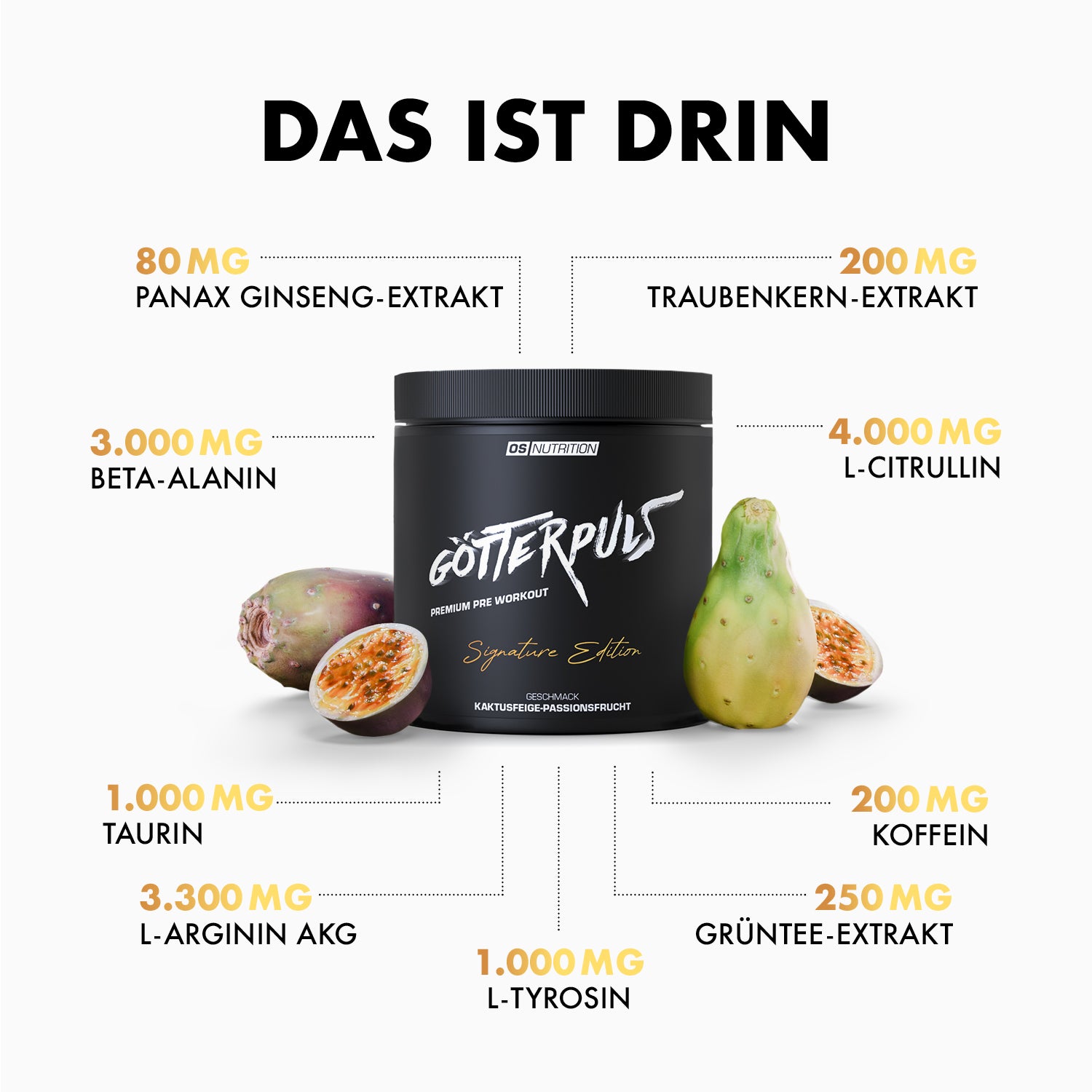 Götterpuls - Premium Pre Workout Signature Edition