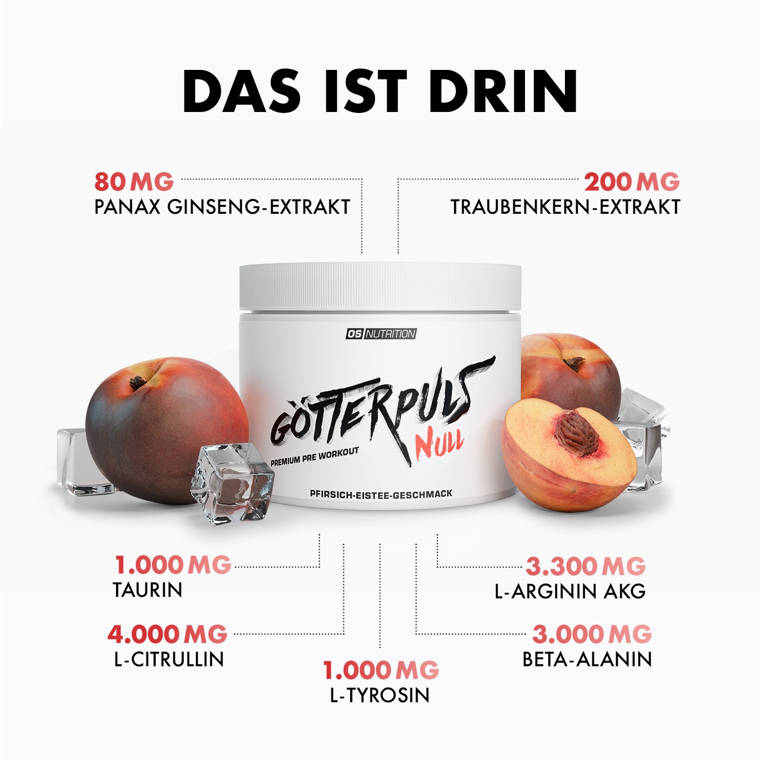 Götterpuls NULL - Premium Pre Workout (koffeinfrei)