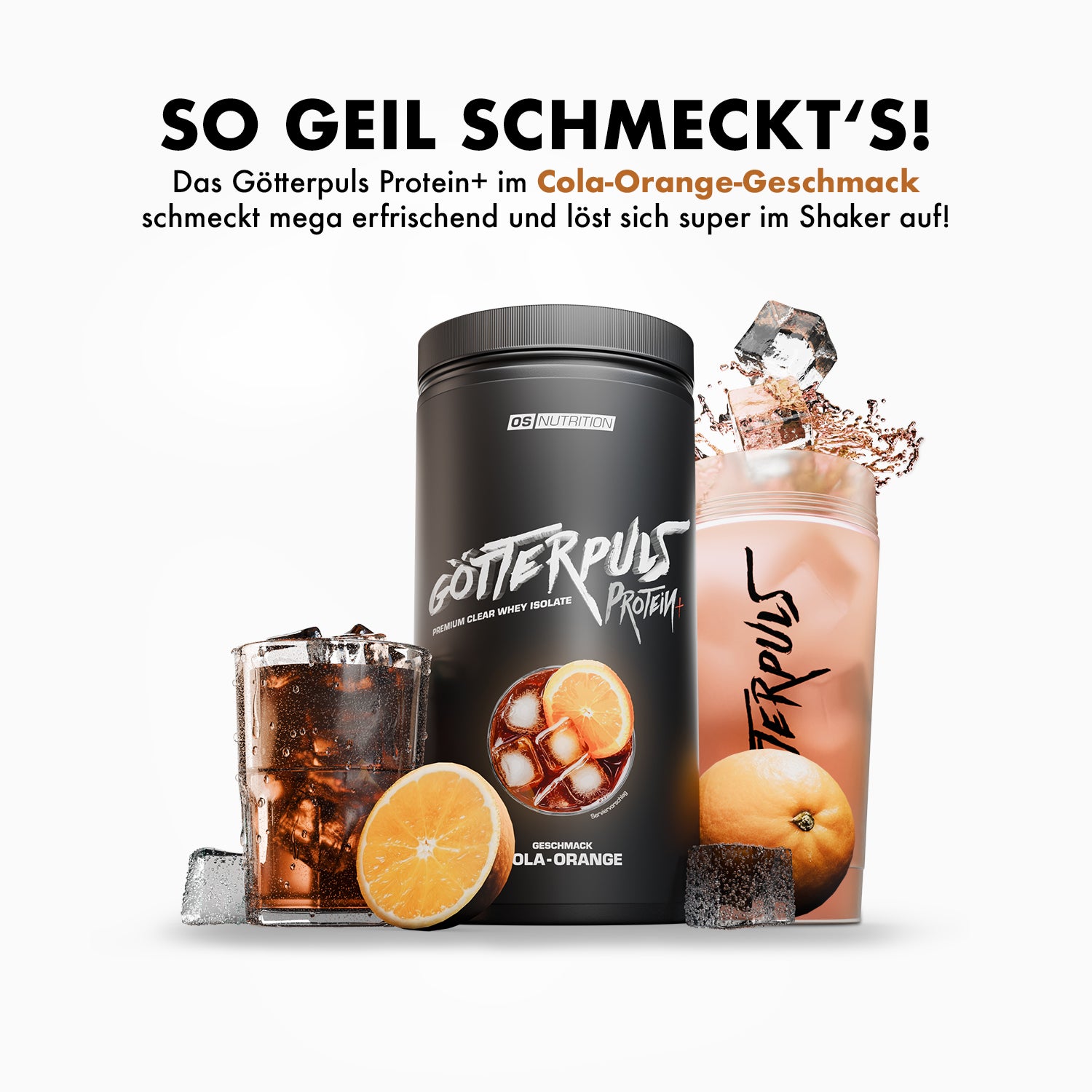 Götterpuls Protein+ – Premium Clear Whey Protein Isolate