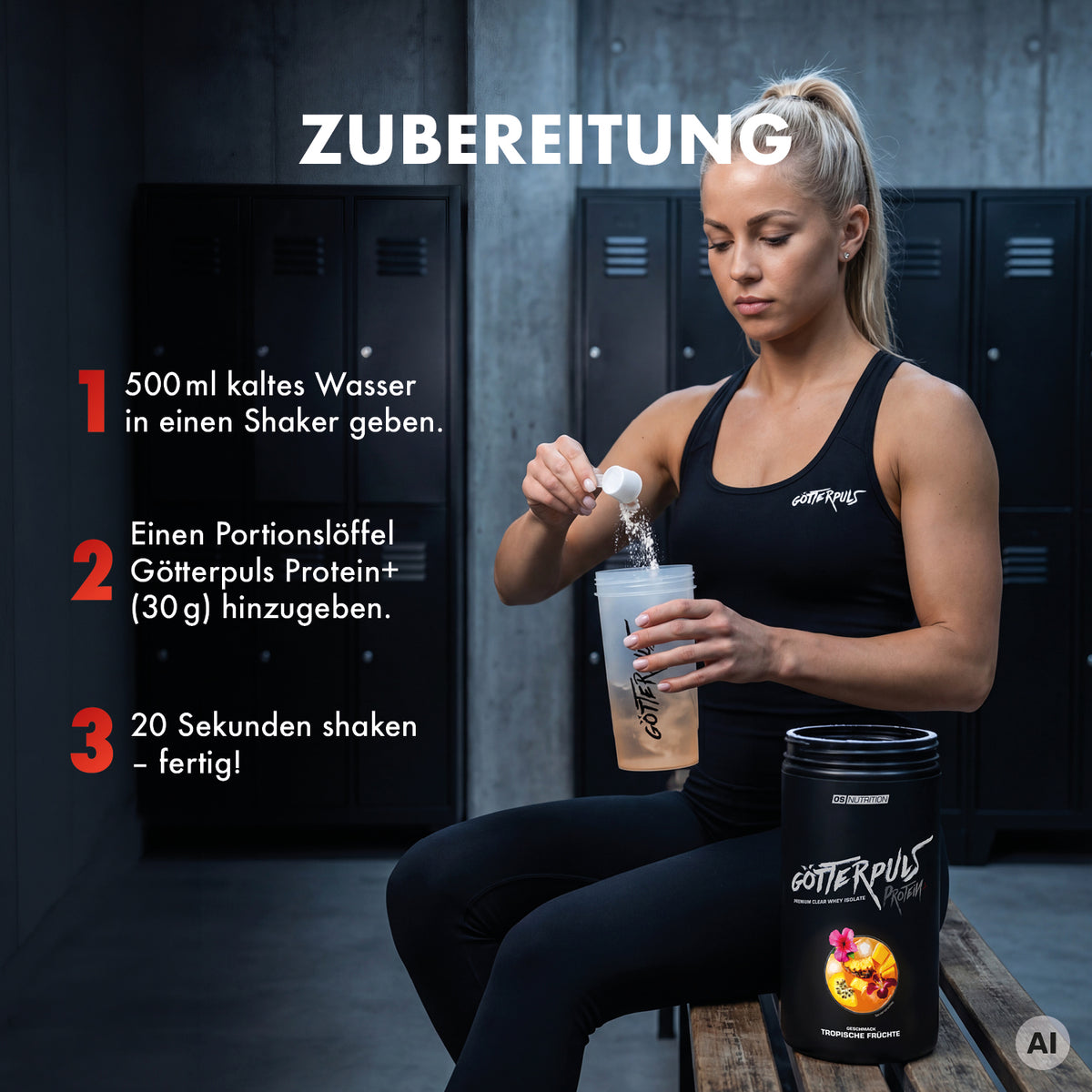 Götterpuls Protein+ – Clear Whey Protein Isolate