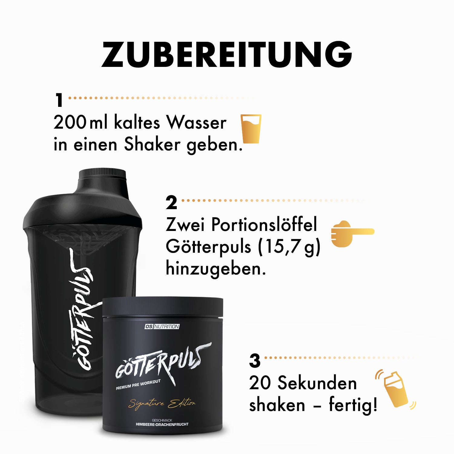Götterpuls - Premium Pre Workout Signature Edition