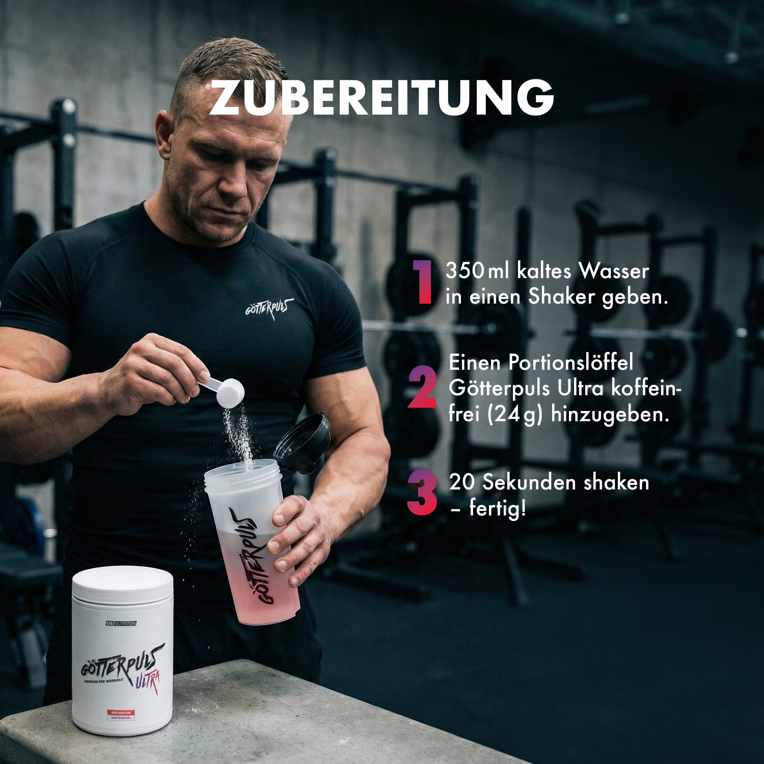 Götterpuls ULTRA - Pre Workout (koffeinfrei)