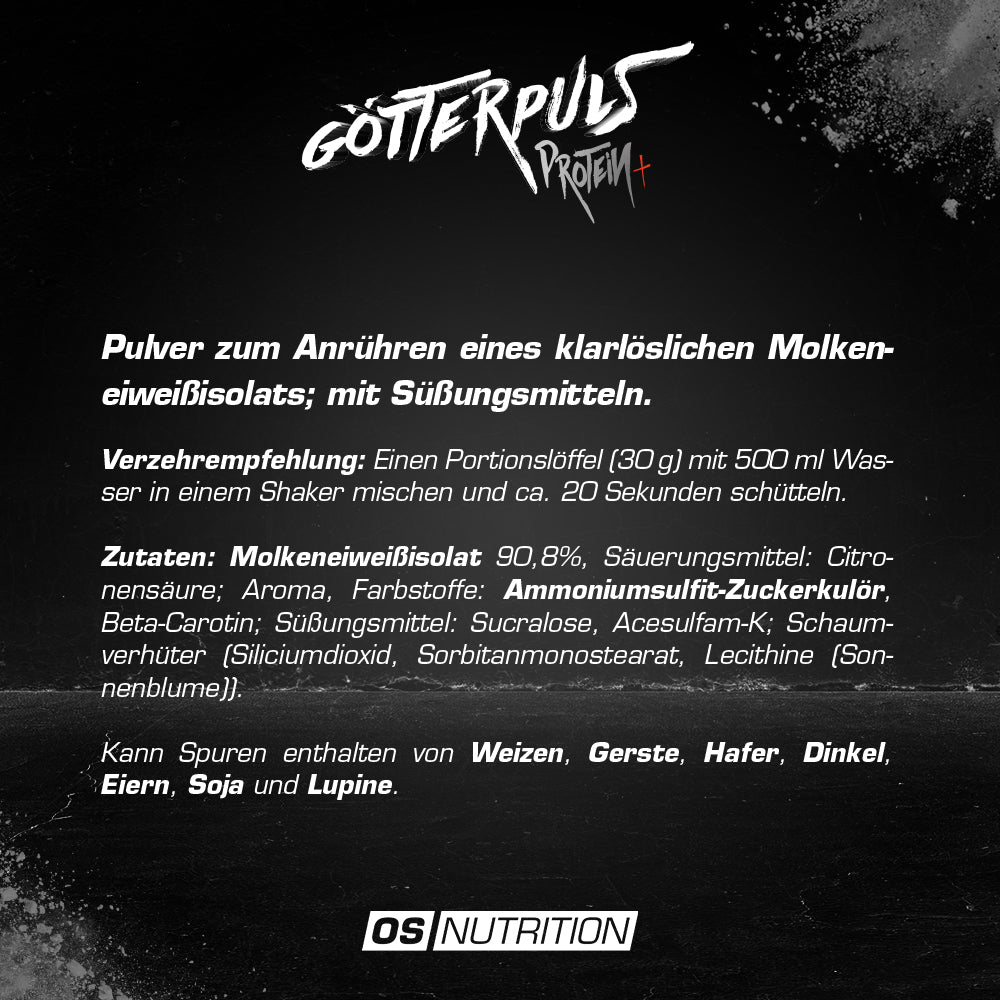 Götterpuls® Protein+ – Premium Clear Whey Isolate 600 g