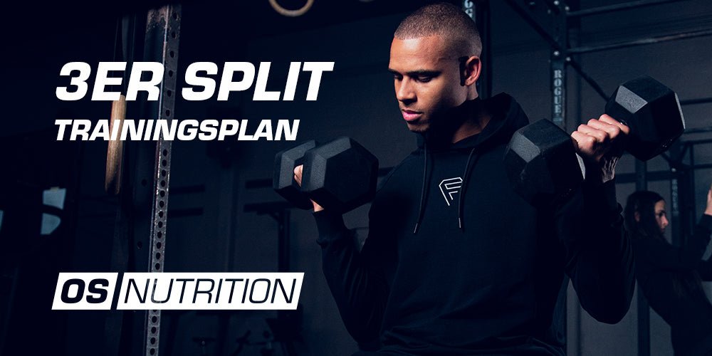 Klassischer 3er-Split: Trainingsplan für den Muskelaufbau