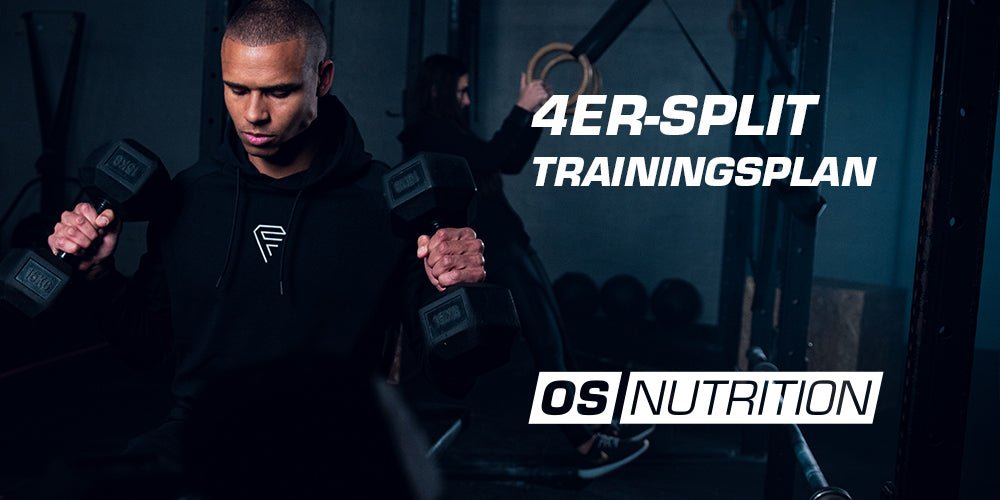 Klassischer 4er-Split: Trainingsplan für den Muskelaufbau