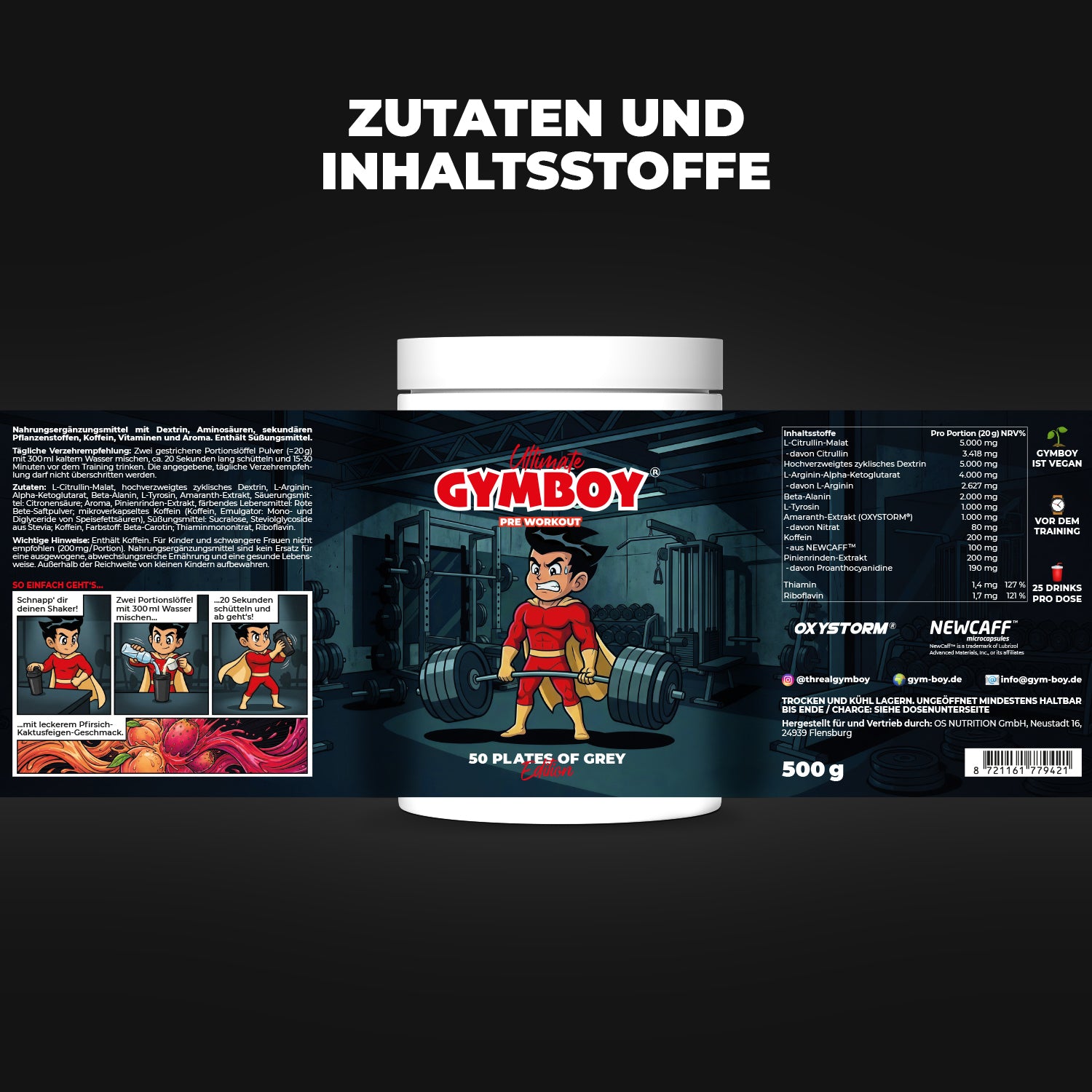 GYMBOY Pre Workout