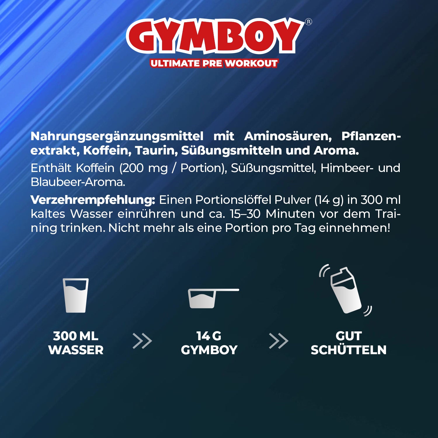 GYMBOY® – Pre Workout Interstellar Edition 392 g