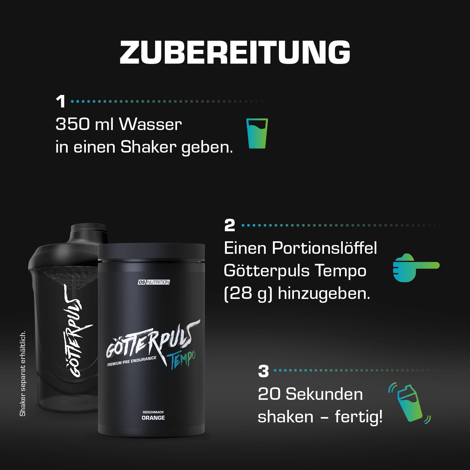 Götterpuls® Tempo - Premium Pre Endurance