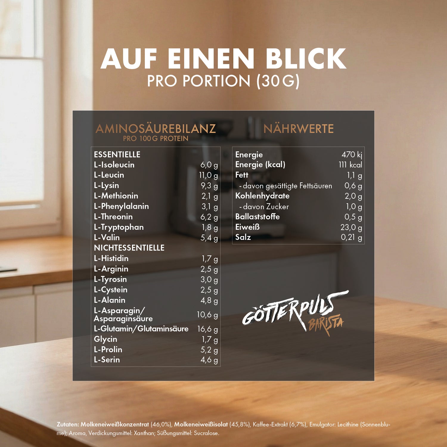 Götterpuls Barista – Protein Iced Coffee