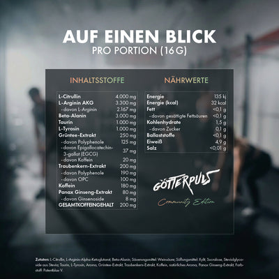 Götterpuls Community Edition 2024 - Pre Workout