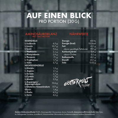Götterpuls Protein+ – Clear Whey Protein Isolate