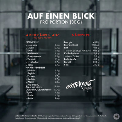 Götterpuls Protein+ – Clear Whey Protein Isolate
