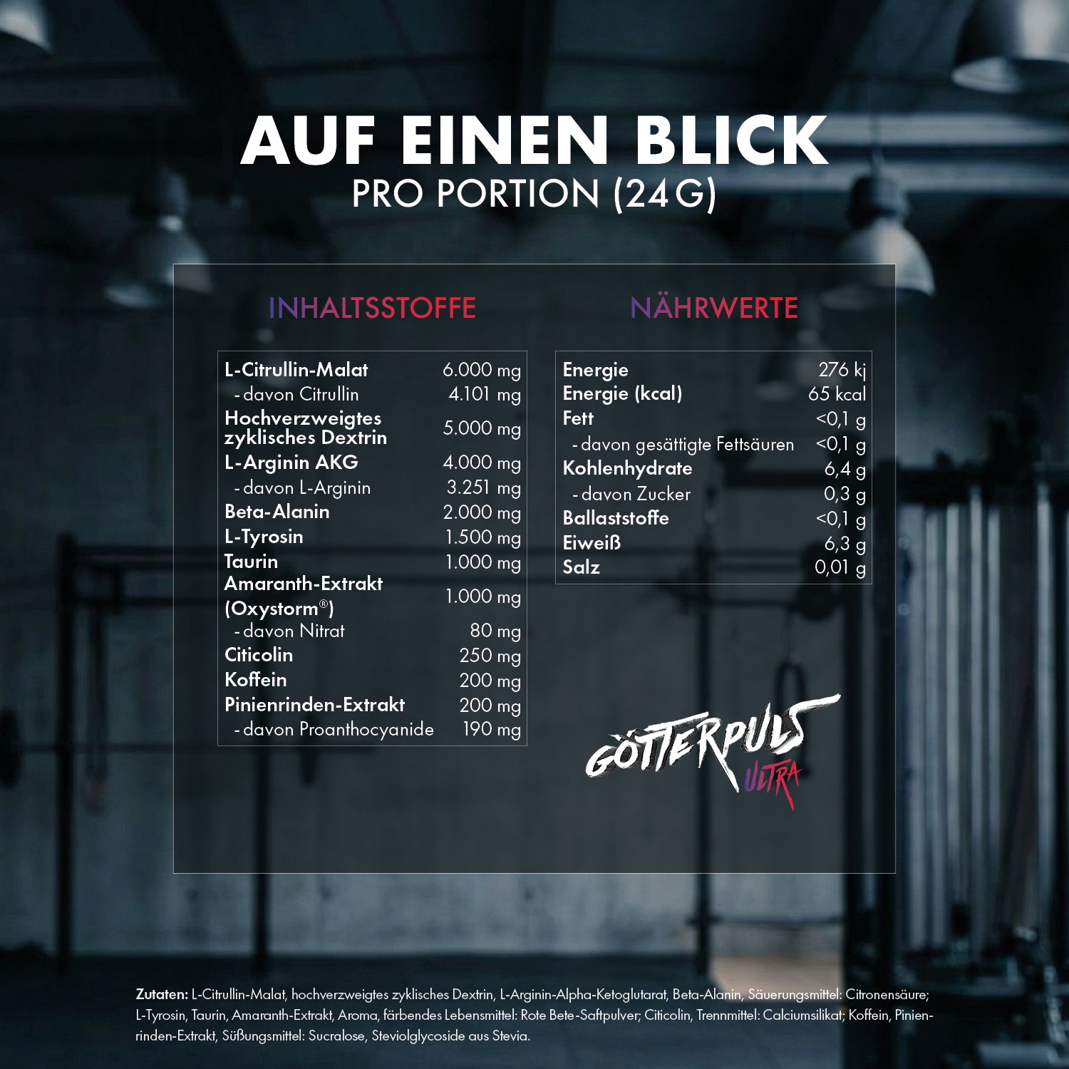 Götterpuls ULTRA - Pre Workout