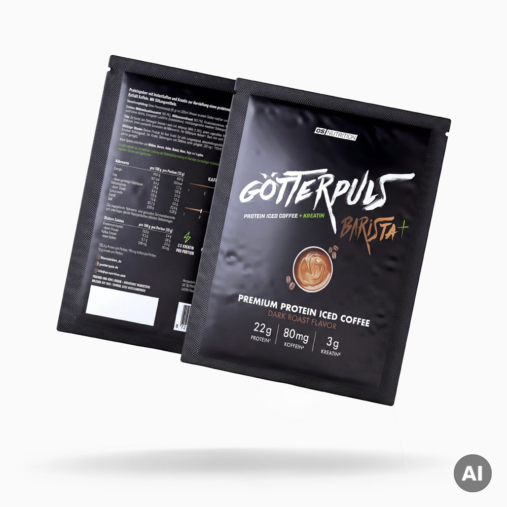 Götterpuls Barista+ – Protein Iced Coffee + Kreatin