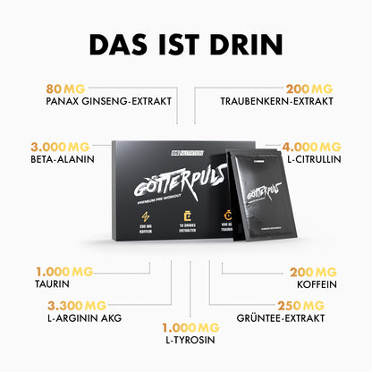 Götterpuls - Premium Pre Workout Bestseller Box