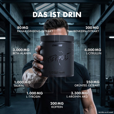 Götterpuls Limited BLACKOUT EDITION - Pre Workout