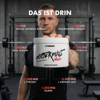 Götterpuls NULL - Pre Workout (koffeinfrei)