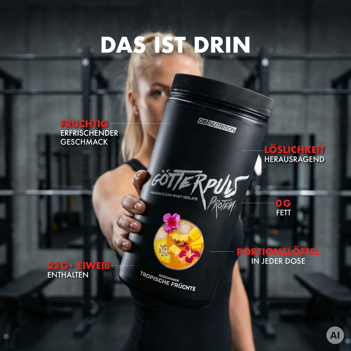 Götterpuls Protein+ – Clear Whey Protein Isolate
