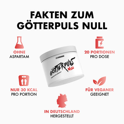 Götterpuls NULL - Premium Pre Workout (koffeinfrei)