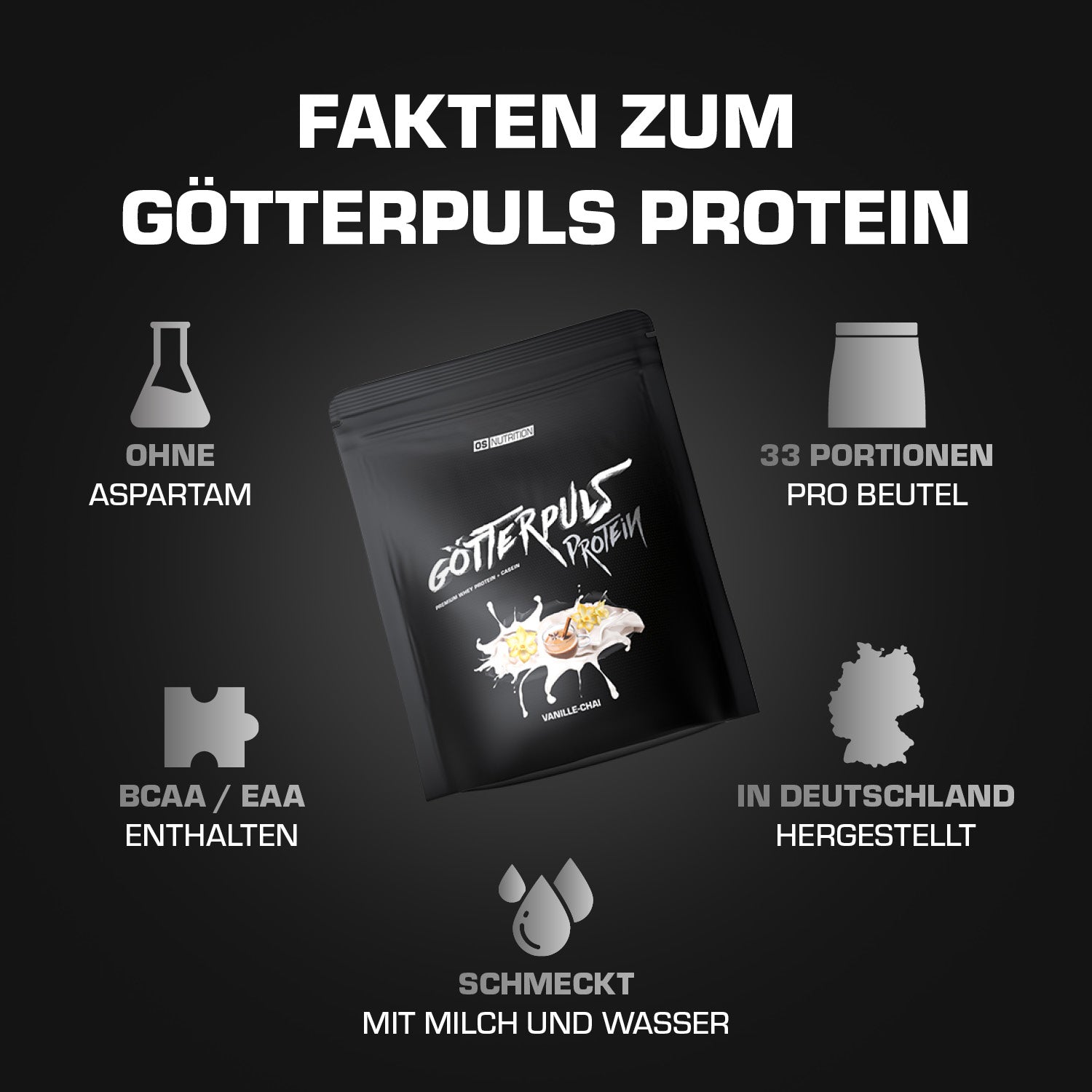 Götterpuls® Protein – Premium Whey Protein & Casein