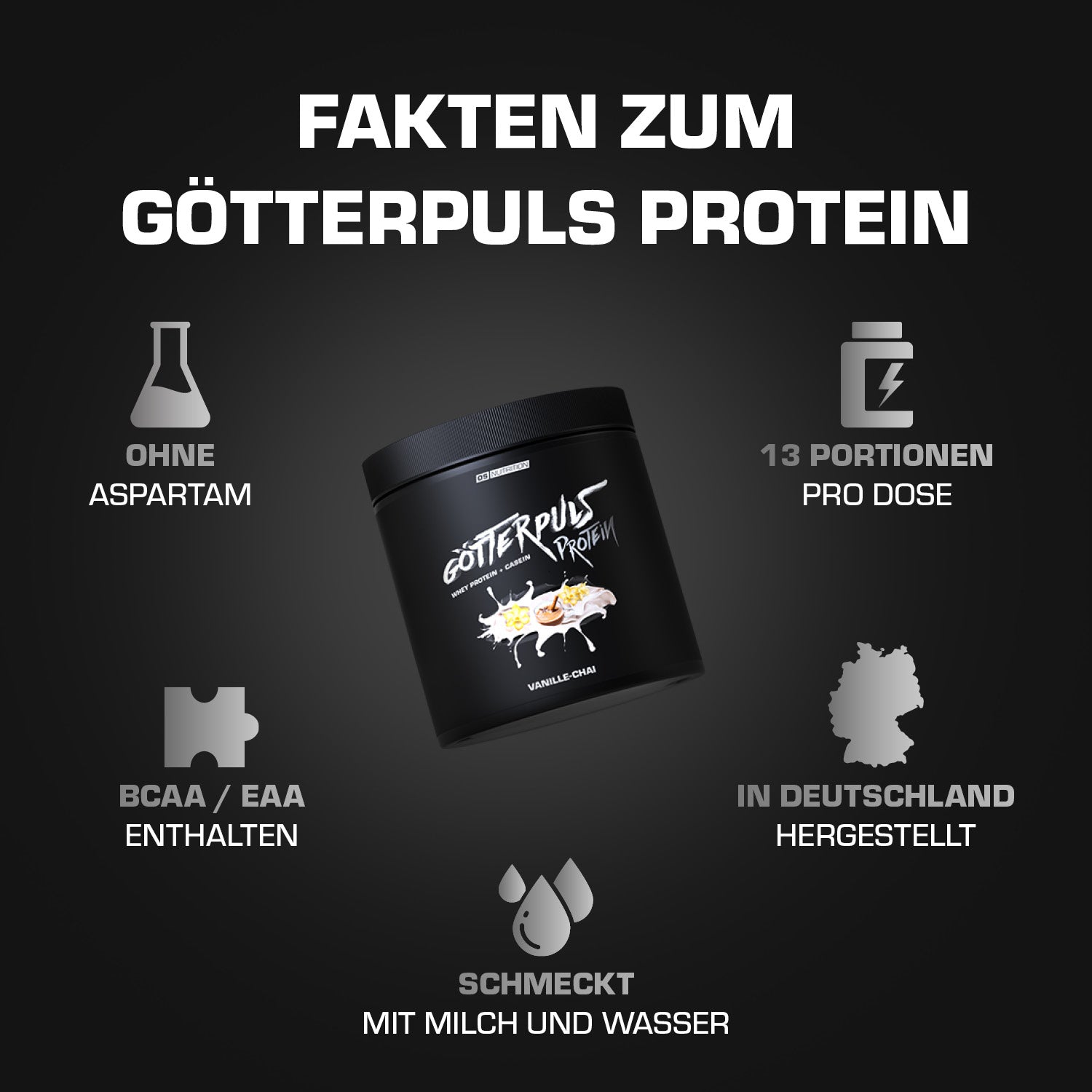 Götterpuls® Protein – Premium Whey Protein & Casein