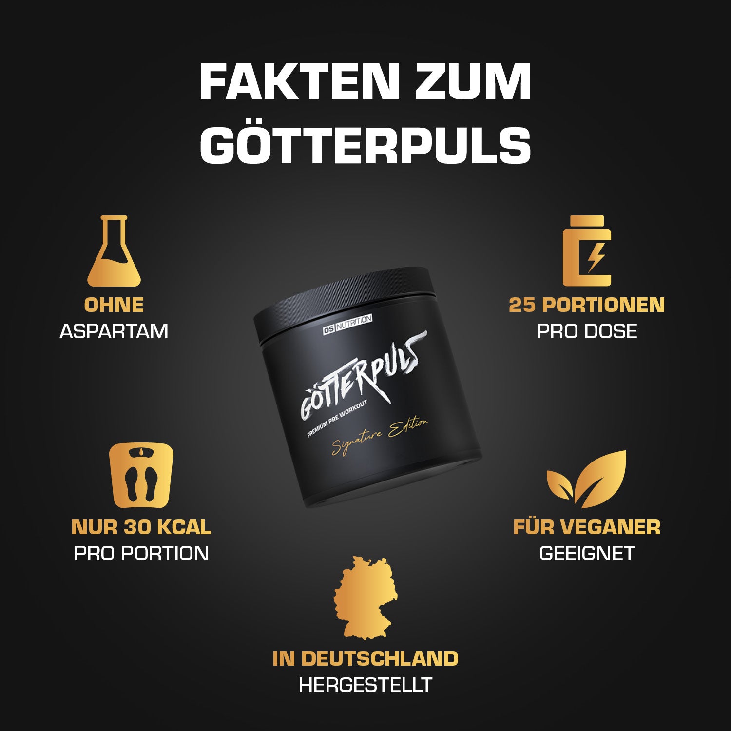 Götterpuls® - Premium Pre Workout Signature Edition