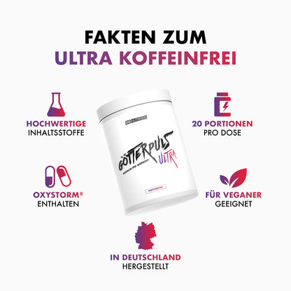 Götterpuls ULTRA - Premium Pre Workout (koffeinfrei)