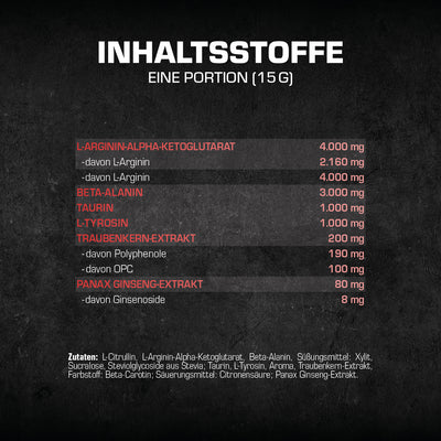 Götterpuls NULL - Pre Workout (koffeinfrei)