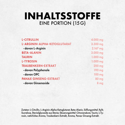 Götterpuls NULL - Premium Pre Workout (koffeinfrei)