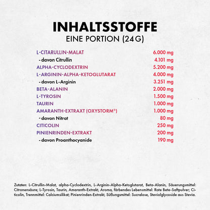 Götterpuls ULTRA - Premium Pre Workout (koffeinfrei)