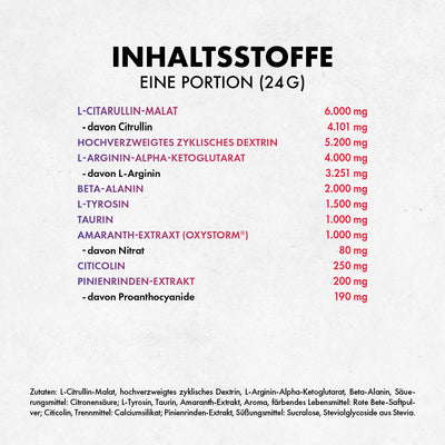 Götterpuls ULTRA - Pre Workout (koffeinfrei)