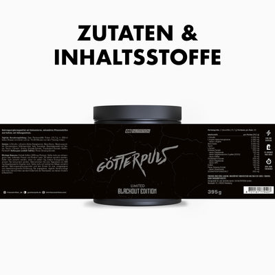 Götterpuls Limited BLACKOUT EDITION - Pre Workout