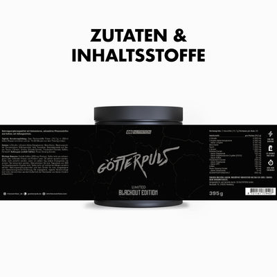 Götterpuls Limited BLACKOUT EDITION - Pre Workout