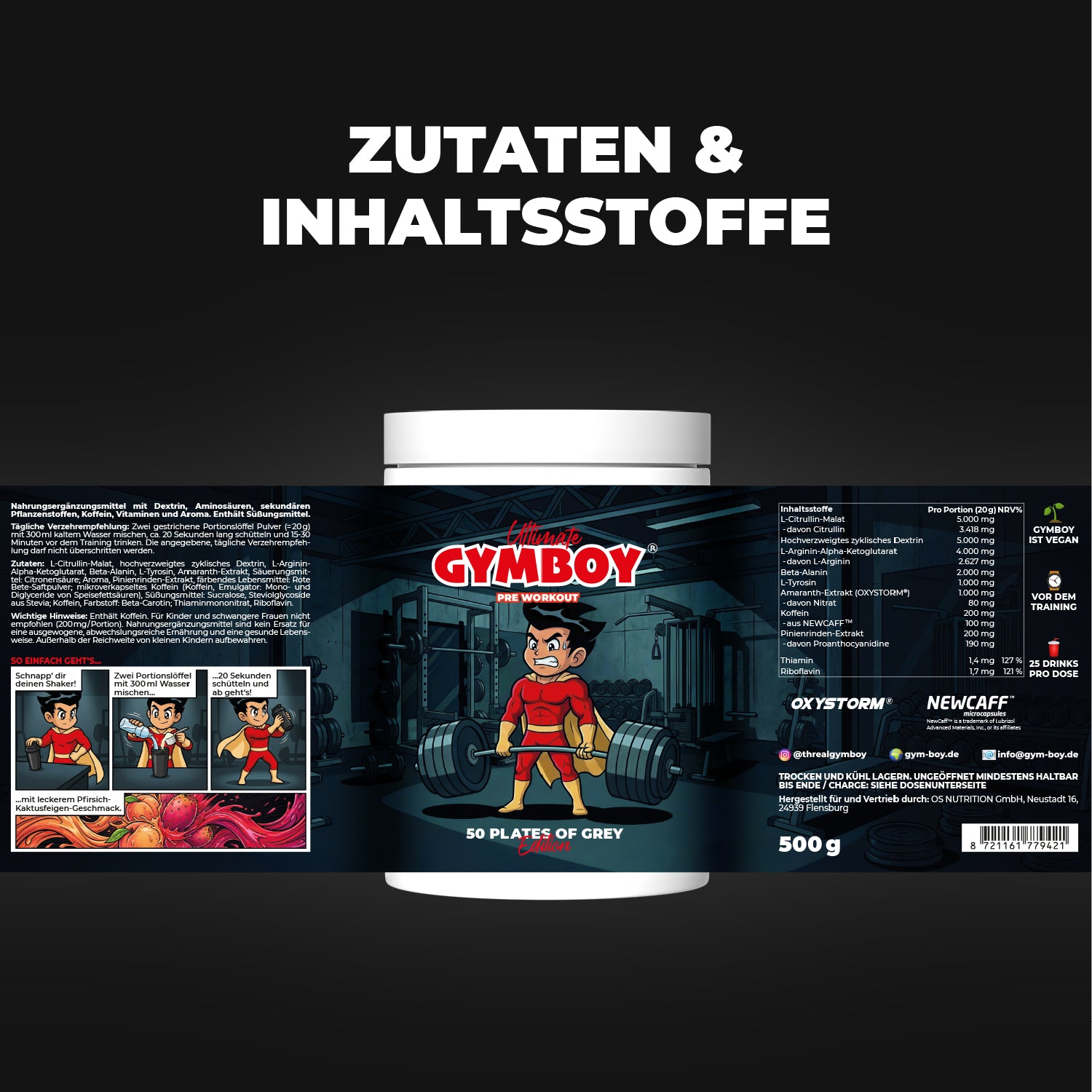 GYMBOY Pre Workout